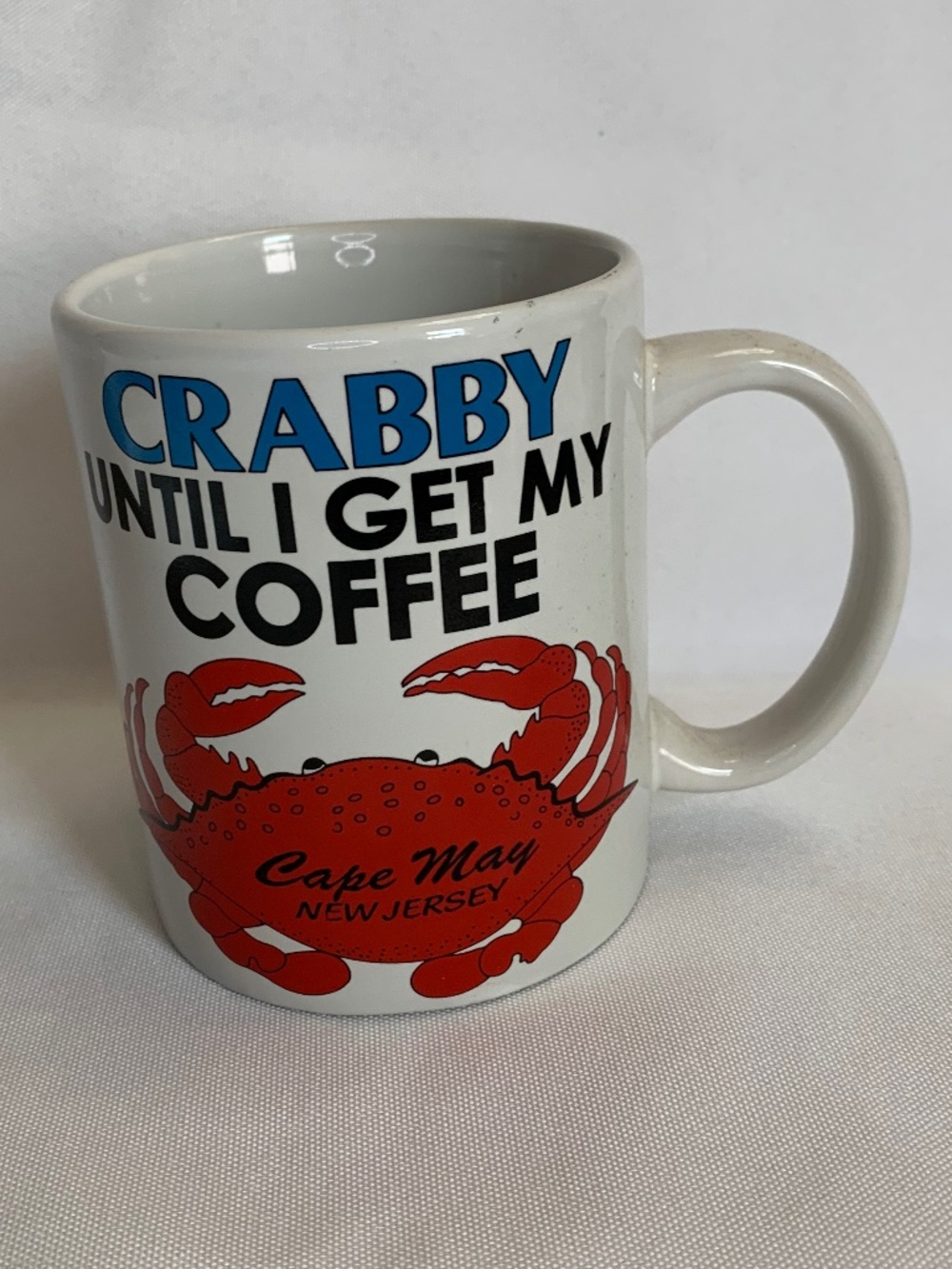 New! Crabby Until I Get My Coffee Mug for Coffee or Tea!